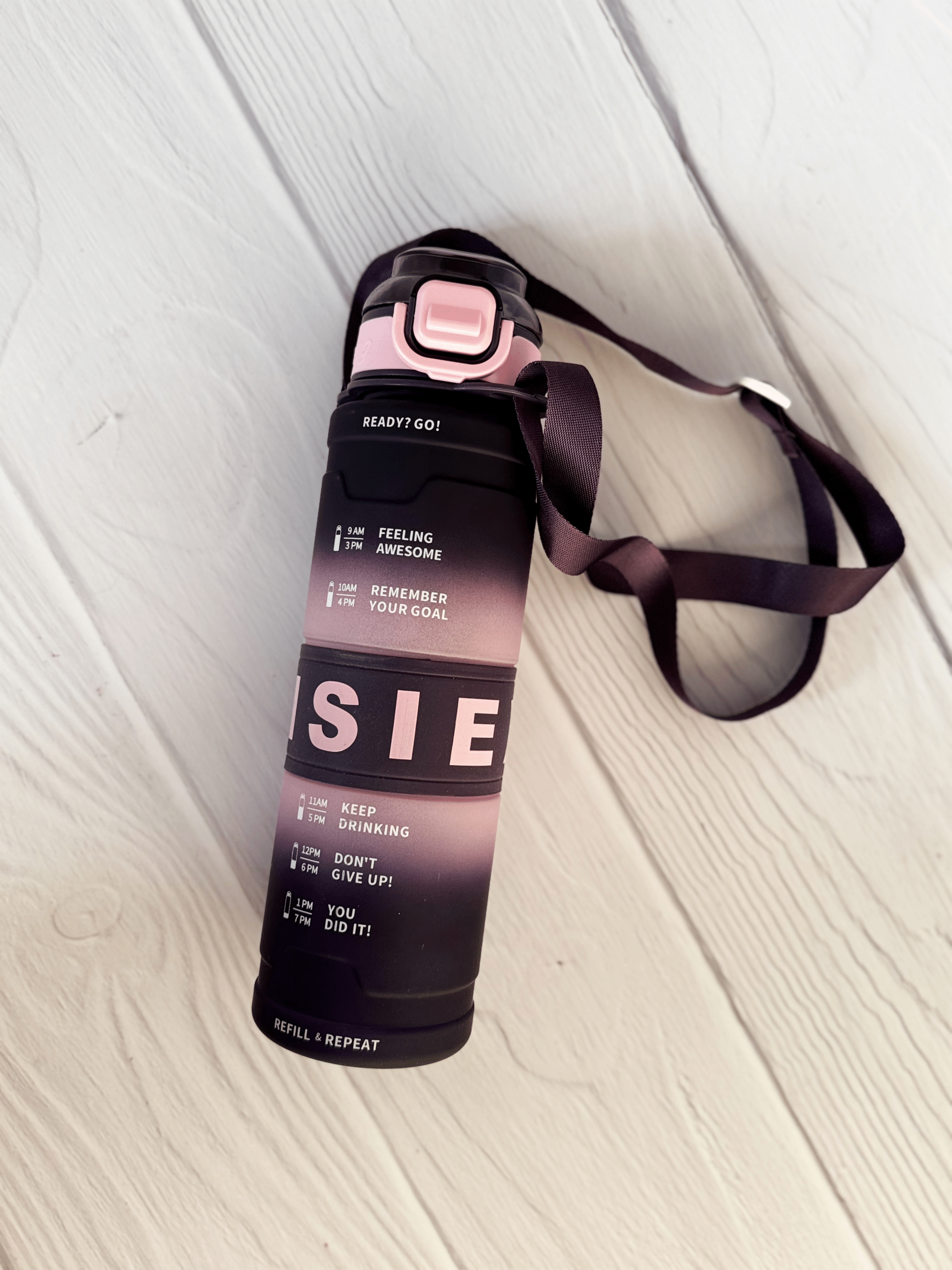 قمقمه انگیزشی رنگی مدل Hydrate Time