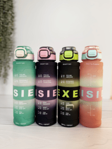 قمقمه انگیزشی رنگی مدل Hydrate Time