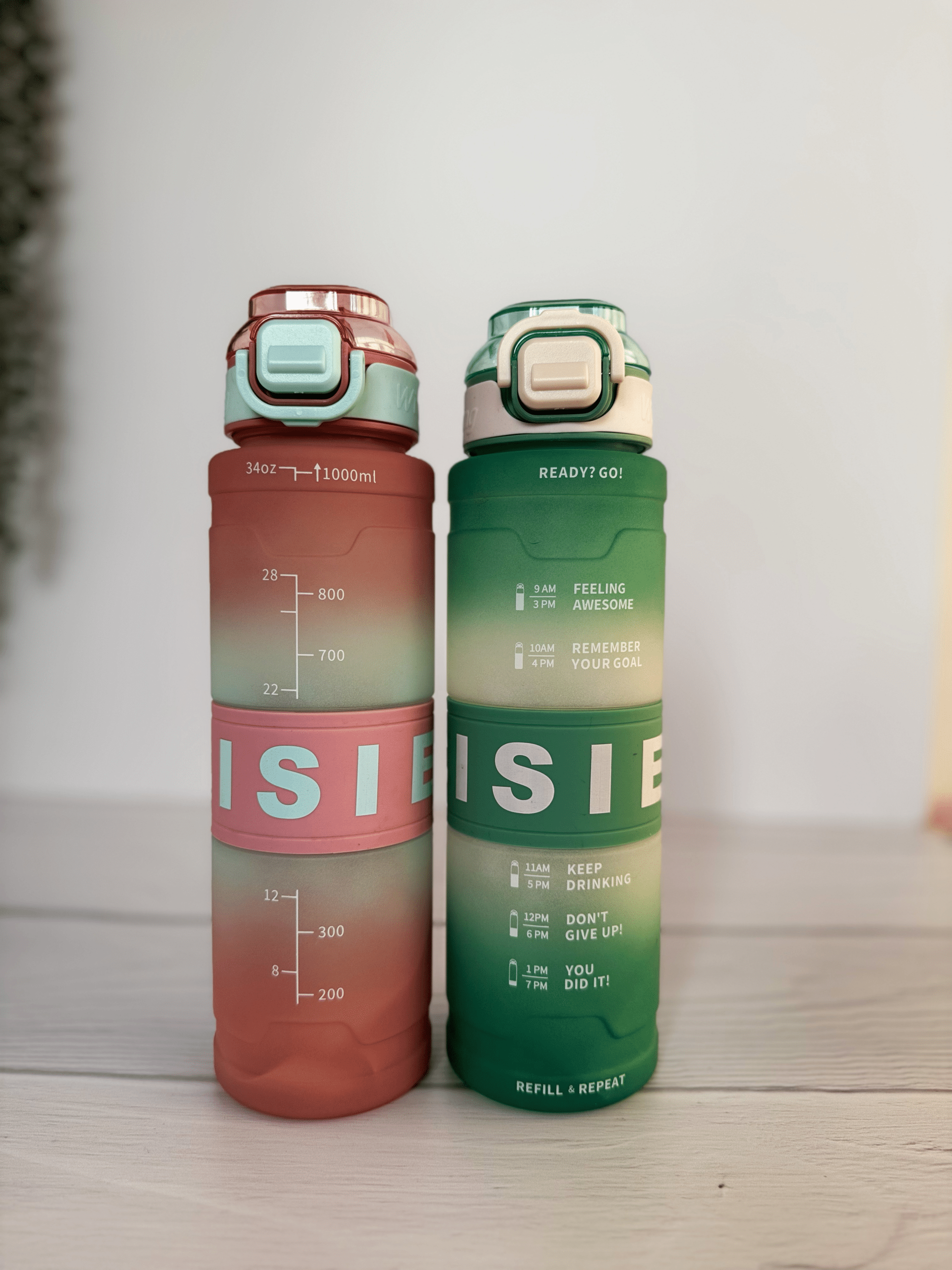 قمقمه انگیزشی رنگی مدل Hydrate Time