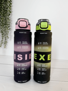 قمقمه انگیزشی رنگی مدل Hydrate Time - Image 2